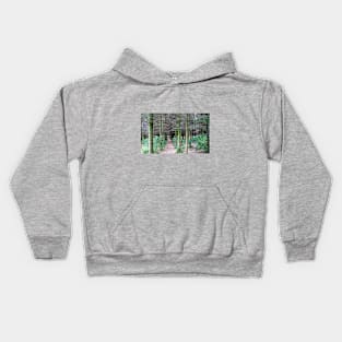 The path through the trees Kids Hoodie